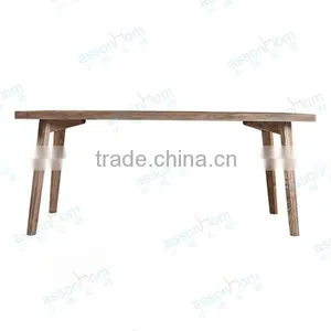 Solid Wood Table Wooden Dining Table #AWF51 thumbnail-2