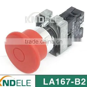 40mm Waterproof Red Mushroom Push on Push off Switch ,grade A ,silver Contact LA167-B2-BT,B2-BX thumbnail-1