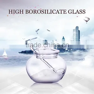 High Borosilicate Handmade Glass Canning Jars Glass Mason for 150ml thumbnail-1