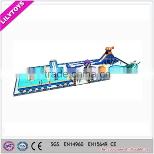 Professional Design Drawing Theme Park, Hot Sale Summer Inflatable Mobile Parks thumbnail-1