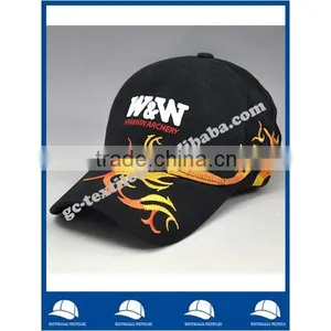 China Supplier Black Bulk Cotton Twill 3D Embroidery Baseball Cap thumbnail-1