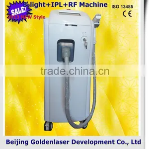 Women 2013 Hot Selling Multi-Functional Beauty Equipment E-light+IPL+RF Machine 1-50J/cm2 Hair Removal Equipment Ipl Radiancy Lip Line Removal Salon thumbnail-1