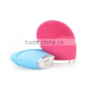 Wholesale Bathroom Use Face Body Skin Electric Deep Cleaning Massage Face Exfoliator Brush thumbnail-4