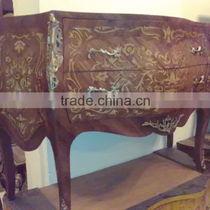 French Bombe Chest of Drawers thumbnail-5