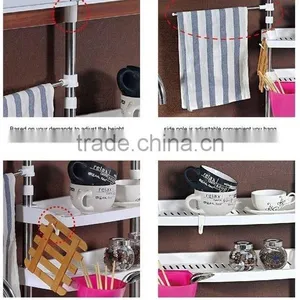 Kawachi Multifunction Home Stainless Steel Kitchen Shelving Storage Rack Dish Rack thumbnail-3