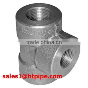 ASTM A182 F22 Threaded Tee ASME B16.11 thumbnail-2