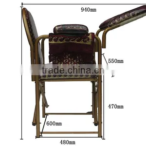 Folding & Knocked Down Muslim Prayer Chair for Elder - With Prayer Pad & Koran Pocket thumbnail-6