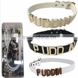 Three Colors Dress Up Halloween Cosplay Suicide Squad Harlee Quinn Cosplay Necklace thumbnail-1