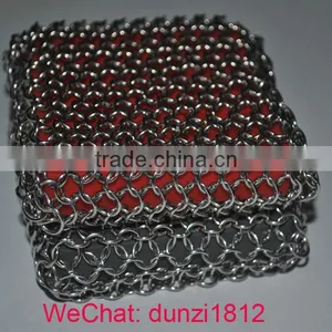 Hot Sale Food Grade Metal Stainless Steel Decotative Ring Mesh thumbnail-1