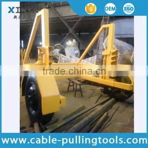 3Ton Cable Drum Trailer for Transporting Cable Reels With Air Brake System thumbnail-2