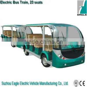 Chinese Electric Bus Train, 23 Persons, CE Approved thumbnail-1