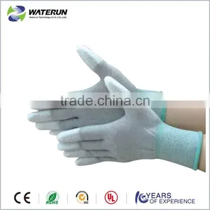 Hot Selling ESD Top Fit PU Coated Gloves Cheapest Price thumbnail-1