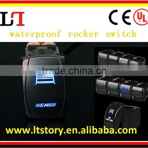 Car/motorcycle Waterproof Rocker Switch Printed 12V/24V thumbnail-5