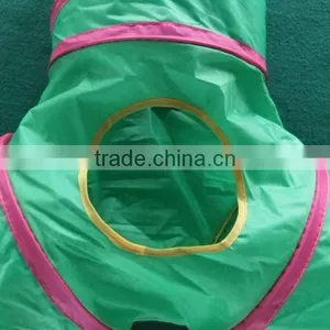 Pet Cat Dog Collapsible 3 Way Pet Crinkly Sounds Agility Train Tunnels and Tubes Toy for Small Medium thumbnail-3