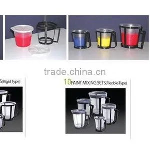 PP Material Plastic Rigid Paint Mixing Cup With Holder thumbnail-1