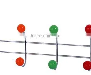 Store More Home Bases Ceramic Bead 8 Hook Colorful Door Hook thumbnail-2