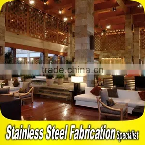 Custom Made Stainless Steel Decoration Restaurant Interior Design thumbnail-4