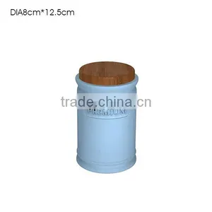 Modern Design Concrete Candle Jar/Cement Candle Jar With Wooden Lid for Home Decor thumbnail-5