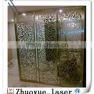 Custom Made Laser Cut Metal Partition Room Divider Screen thumbnail-1