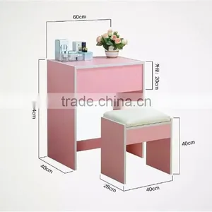 Dressing Makeup Table Fashion Colorful Dresser Cabinet Combination Low Price Good Quality Dresser Set 60*40*74cm T15-523A thumbnail-3