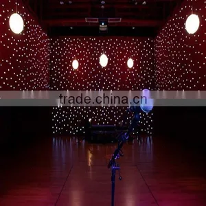 New IC WS2821 IP44 Fireproof 2 Warranty Led Twinkly Light Curtain for Theatre thumbnail-1