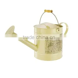 Garden Pattern-Printed Watering Can Cream thumbnail-1