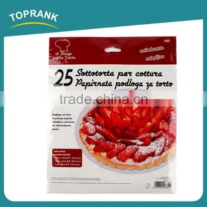 Toprank Logo Custom Food Grade Silicone Coated Baking Parchment Paper Greaseproof Paper For Baking Food thumbnail-1