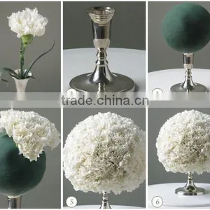3.15 Inch to 19.7 Inch Spherical Wet Floral Foam Ball for Fresh Flower Decoration thumbnail-1