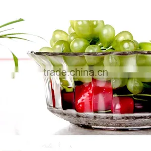 9inch,7inch, 5inch and 4inch Clear Glass Fruit or Salad Bowl thumbnail-3