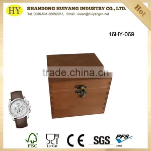 FSC Vintage Dovetail Solid Wood Watch Box thumbnail-1