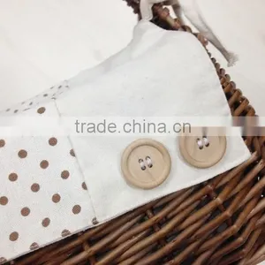 Classic New Cheap Empty Wicker Handle Picnic Basket thumbnail-5