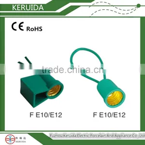 E10-E12 Wiring of Electric Bakelite Hanging Lamp Holder Lamp Socket Lamp Cap Base thumbnail-1