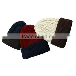 Embroiderd Knit Beanie Hat LS Eplus thumbnail-1