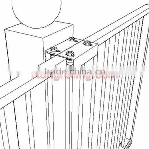 Upper Guide Roller Bracket,Guide Roller Bracket,Guide Plate With Nylon Roller,used for Sliding Gate,cantilever Gate. thumbnail-2