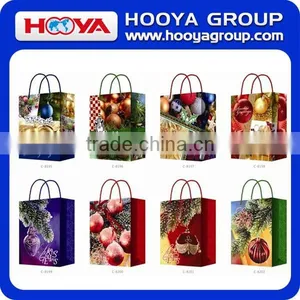 High Quality Decorative Christmas Gift Bag Customized Paper Gift Bag thumbnail-1