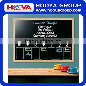 10" X7" Wooden Frame Rectangle Chalk Blackboard Children's Chalkboard Small Blackboard for Arts and Crafts thumbnail-2