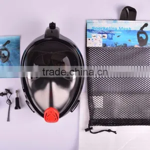 Factory Supply Silicone Foldable Diving Mask Full Face Snorkel Mask thumbnail-5