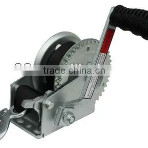 1200lbs Hand Winch With Strap/cable/wire thumbnail-1