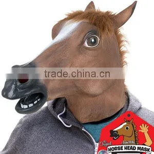 Latex Cosplay Horse Head Mask thumbnail-3