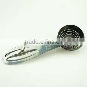 42141 5pcs Stainless Steel Nesting Measuring Cups and Spoons Set thumbnail-3