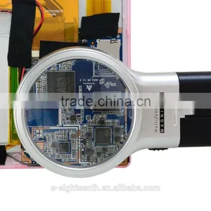 High Quality Cheap Factory Price Practical 3X Foldable Desktop Handheld Reading Magnifier With 2 LED Magnifying Glass thumbnail-2