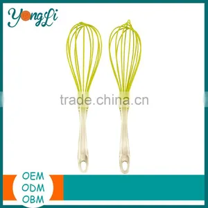 Wire Egg Beater Kitchen Whisk Silicone Egg Whisker thumbnail-1