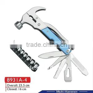 Promotion Hardware Mini Multi Function Pocket Hand Tool Hammers With Axe 8931A thumbnail-1