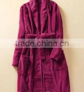100% Polyester Honeycomb Robe,honeycomb Bathrobe,nightwear Gown thumbnail-1