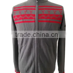 Merino Wool Zip Cardigan Men's Sweater thumbnail-1