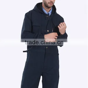 Comfortable Navy Blue Winter Working Coverall In Workwear thumbnail-5