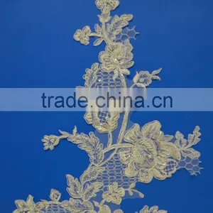Fashion Indian Embroidery Flower Lace Hand Bead Design Women Cloth thumbnail-1