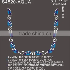 Custom Beautiful Line Rhinestone/Acrylic /Gem Stone Glitter Hot Fix Rhinestone for Clothing thumbnail-1
