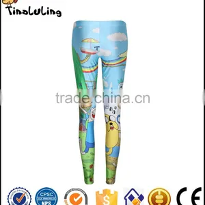 Fashion Autumn Hot Cartoon Printing Pants Sexy Tight Female Printed Pants thumbnail-1