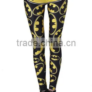 New Top Quality Spring Autumn Fashion New Women Leggins High Waist Cartoon Badge Legins Printed Skinny Leggings thumbnail-2